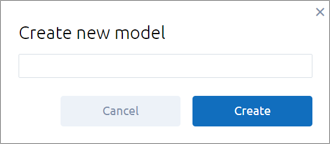 AnyLogic Cloud: The Create new model dialog