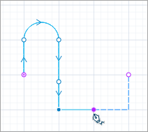 AnyLogic: Connecting two paths