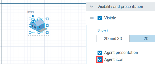 AnyLogic 9: The Agent icon property