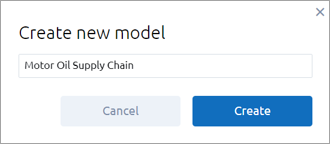 AnyLogic Cloud: The Create new model dialog