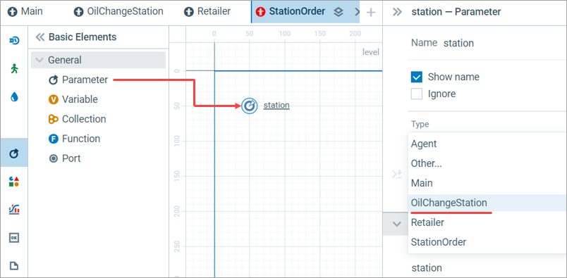 AnyLogic 9: Setting up the order agent