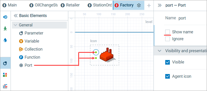 AnyLogic 9: The Factory agent