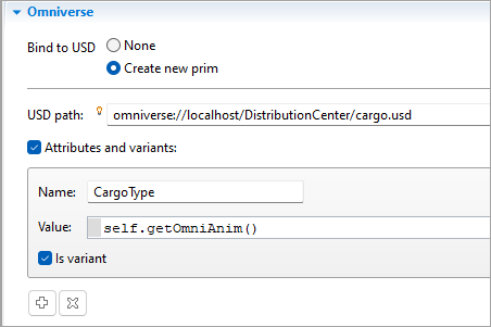 AnyLogic: The variant set configuration