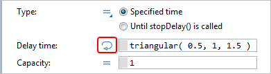 anylogic parameter time type