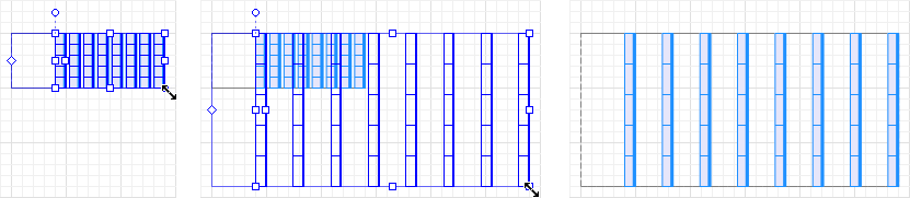 Drawing a storage based on explicit numbers